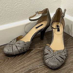 Anne Marie Jeweled Ankle Strap Dress Shoes